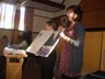 Claire shows the Cheney Scrapbook